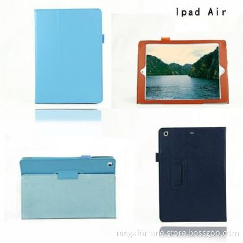 Promotional Purposes Leather Case for iPad Air, Comes in Solid Appearance